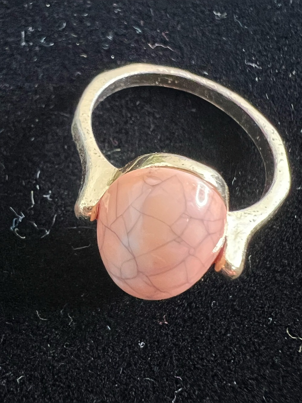 Vintage Coral Color Ring